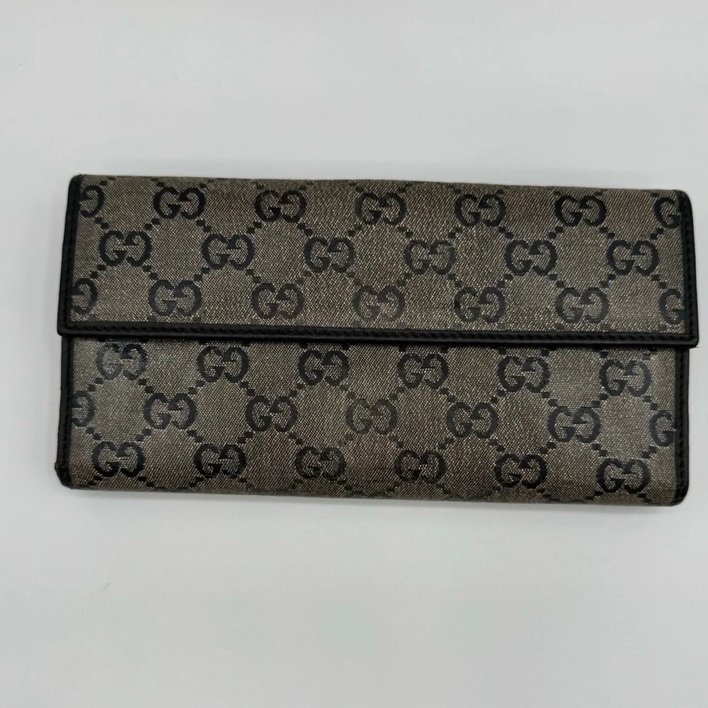Gucci Black and Gray Women's Wallet | Good Condition - Picture 2 of 10